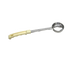 Thumbnail image #1 for Admiral Craft 3 oz Solid One-Piece Portion Control Ladle with Beige Plastic Handle