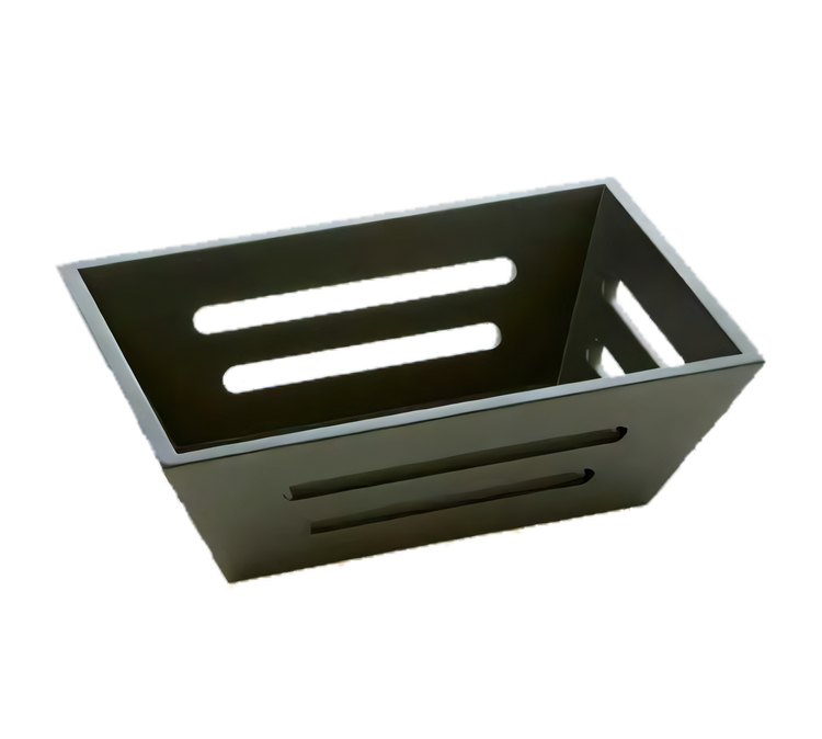 Product image #1 for American Metalcraft Rectangular Tapered Birch Bread Basket, 9-1/4 x 6-1/4 x 3 Inches