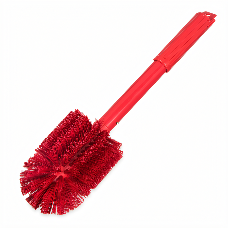 Product image #1 for Sparta® Color-Coded Multi-Purpose Valve & Fitting Brush, 16-Inch Handle, 4-Inch Round Head, Medium Stiff Polyester Bristles, Red
