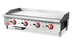 Thumbnail image #1 for Omcan 48-Inch Countertop Natural Gas Griddle with Thermostatic Controls and 1-Inch Polished Steel Plate