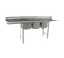 Thumbnail image #1 for Eagle Group 414 Series Three-Compartment Commercial Sink with Double 18-Inch Drainboards