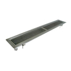 Thumbnail image #1 for BK Resources BK-URTR-12 12-Inch 304 Stainless Steel Flush-Mount Urn Trough with Removable Drip Tray and 1-1/4-Inch OD Drain