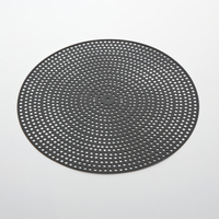 American Metalcraft 16 Inch 18-Gauge Perforated Hard Coat Anodized Aluminum Pizza Disk