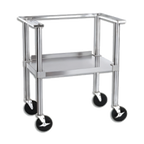 Thumbnail image #1 for Texican Specialty Products TSS 29 x 19 x 32-Inch Portable Stainless Steel Equipment Stand with Adjustable Shelf and Locking Casters