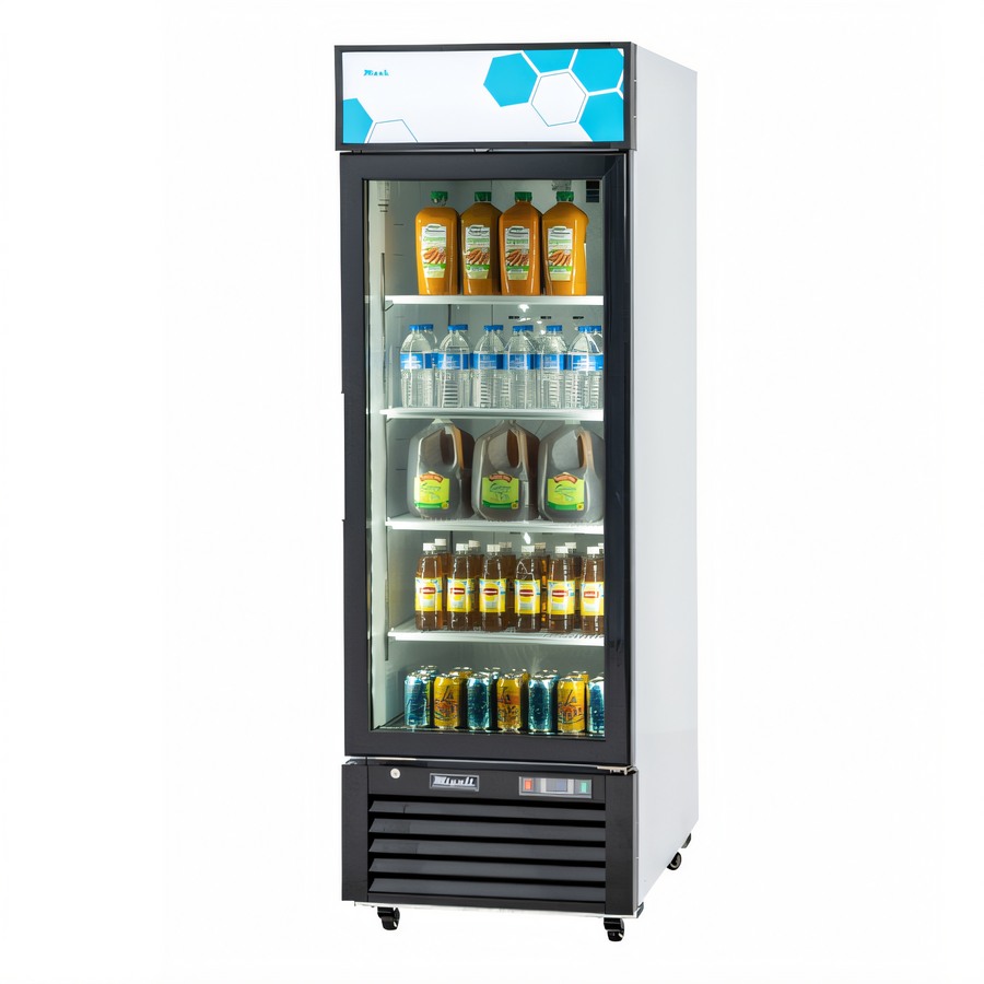 Product image #1 for Migali Competitor Series One-Section 12 Cu. Ft. Reach-In Glass Door Refrigerator Merchandiser