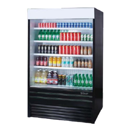 Product image #1 for Turbo Air 48-Inch Vertical Air Curtain Open Display Merchandiser, 22.6 Cu. Ft., Black