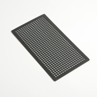 American Metalcraft 13 x 7-1/8 Inch Rectangular Hard Coat Anodized Aluminum Mega Flatbread Screen