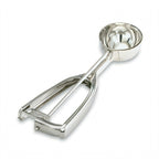 Thumbnail image #1 for Vollrath 47155 #24 Round Bowl Stainless Steel Squeeze Handle Disher, 1-3/8 oz. Case of 12