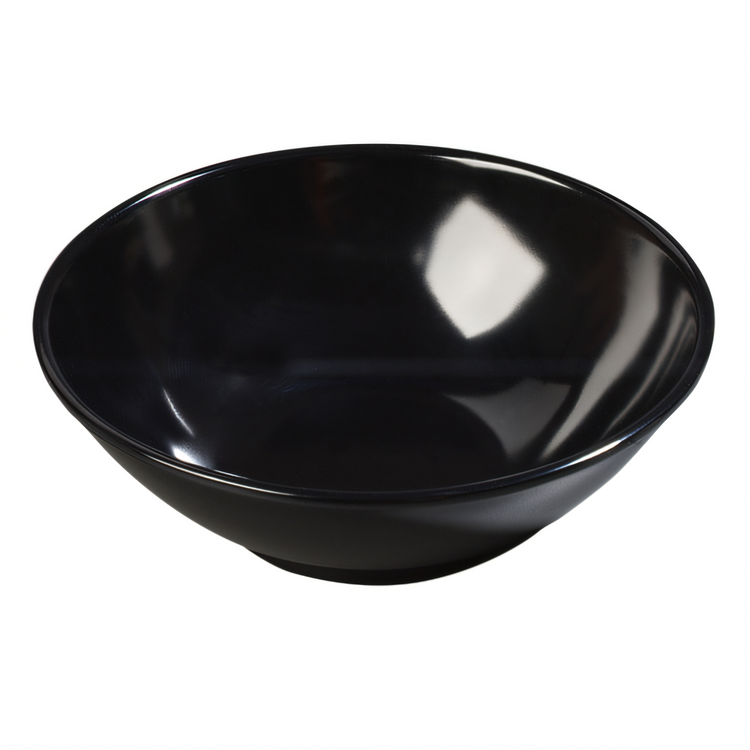 Product image #2 for Carlisle 6.5-Inch Black Melamine Coupe Salad Bowl, 14 oz.