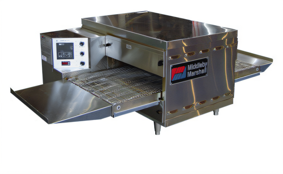 Product image #1 for Middleby Marshall PS520E-3 Triple-Deck Electric Conveyor Pizza Oven, 18-Inch Belt, 20-Inch Chamber