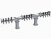 Thumbnail image #1 for Krowne Double Pipe Y-Tower 12-Faucet Glycol-Cooled Beer Tower, 60-Inch Overall Length