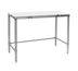 Thumbnail image #1 for Eagle Group 72 Inch x 24 Inch Poly Top Cutting Table with Stainless Steel Tubular Frame