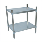 Thumbnail image #1 for BK Resources SSU3-3124 Stainless Steel Dry Storage Shelving Unit, 31" W x 24" D x 38" H, 2 Adjustable Shelves