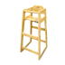Thumbnail image #1 for Stackable Pub-Height Rubberwood Restaurant High Chair, Natural Finish