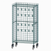 Thumbnail image #1 for Metro SmartWall Mobile Utensil Rack with 4 Wire Grids and 20 Prong Hooks