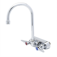 T&S Brass B-1145 Wall-Mount Workboard Faucet with 5 3/4-Inch Swivel Gooseneck