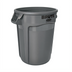 Thumbnail image #1 for Rubbermaid Commercial Products BRUTE ProSave 32 Gallon Round Trash Container, Gray, Without Lid