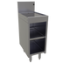 Thumbnail image #1 for Glastender 12-Inch Wide Freestanding Underbar Drainboard Cabinet with Open Front Base