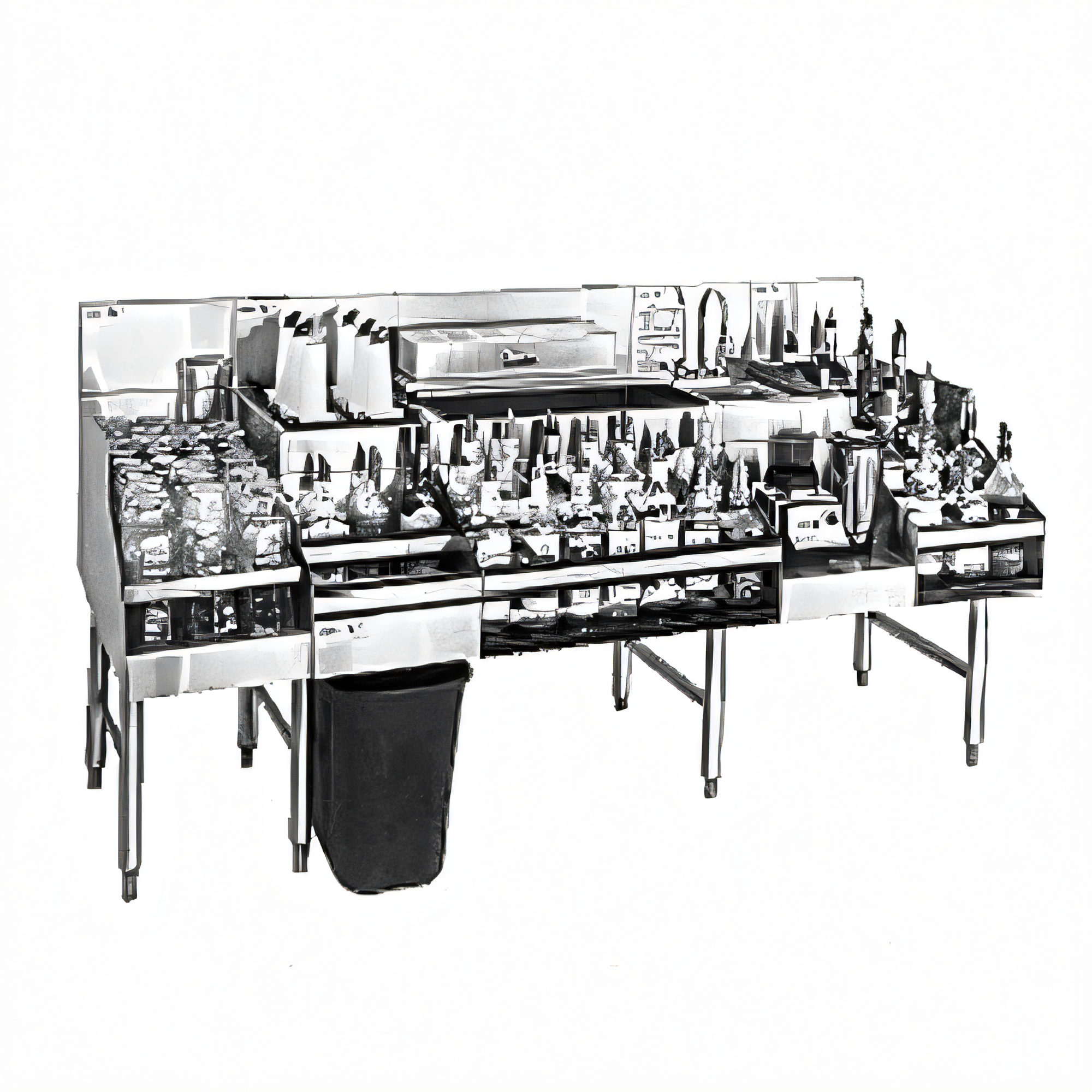DELL - bartender Glastender, Inc. ALL-66D-CP10 Glastender Bar Equipment – USA