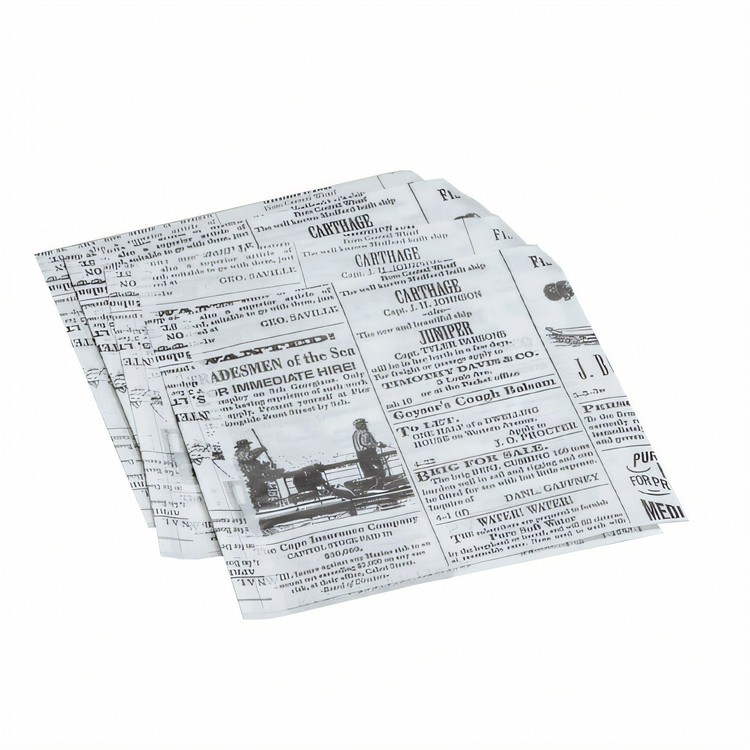 Product image #1 for American Metalcraft 7 x 6 Newspaper Preformed Fry Paper Bag, 250/Pack