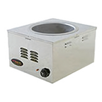 Thumbnail image #1 for Eagle Group RedHots 11QCW-240 Countertop Electric Cooker/Food Warmer, 11-Quart Round Pan, Wet/Dry, Thermostatic, 240V