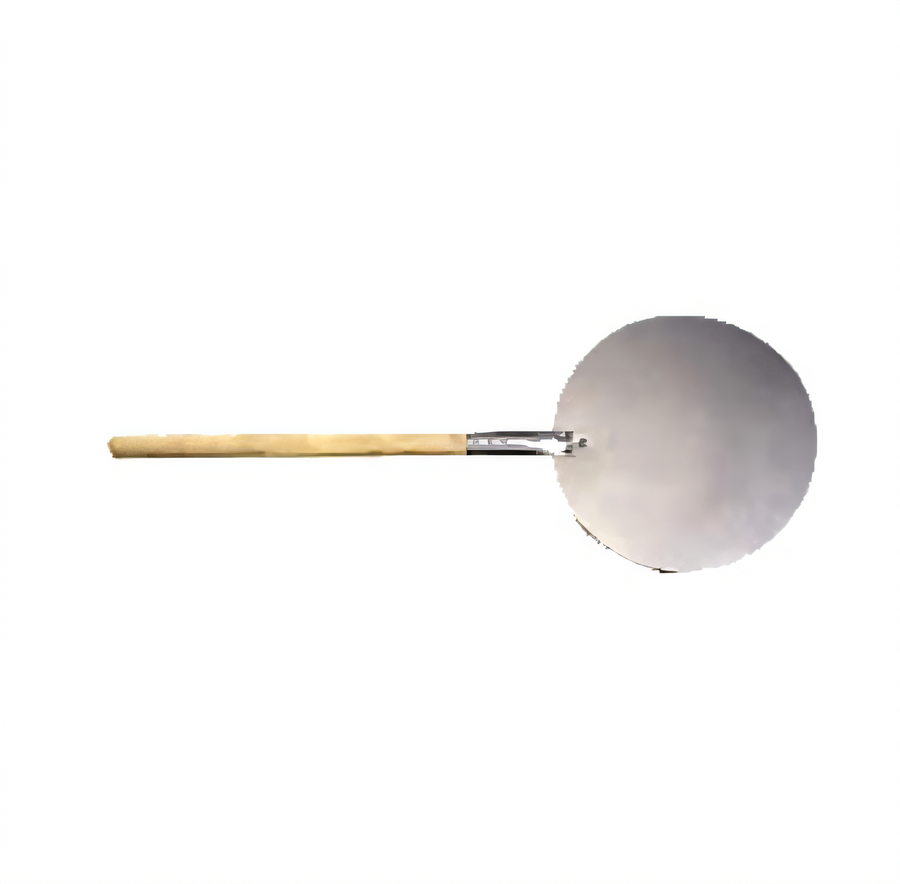 Product image #1 for American Metalcraft 13-1/2 Inch Round Aluminum Pizza Peel with Wood Handle, 35 Inch Overall Length