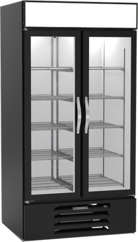 Beverage Air MMF35HC-1-B MarketMax™ Glass Door Merchandisers