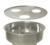 Thumbnail image #1 for Town Stainless Steel Dim Sum Steamer Plate with 3 Round Cutouts, 18-1/2 Inch Diameter