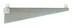 Thumbnail image #1 for Eagle Group Right-Hand Single Knob Cantilever Shelf Bracket, 18 Inch, Stainless Steel