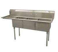 Serv-Ware E3CWP1818L-18 Compartment Sinks