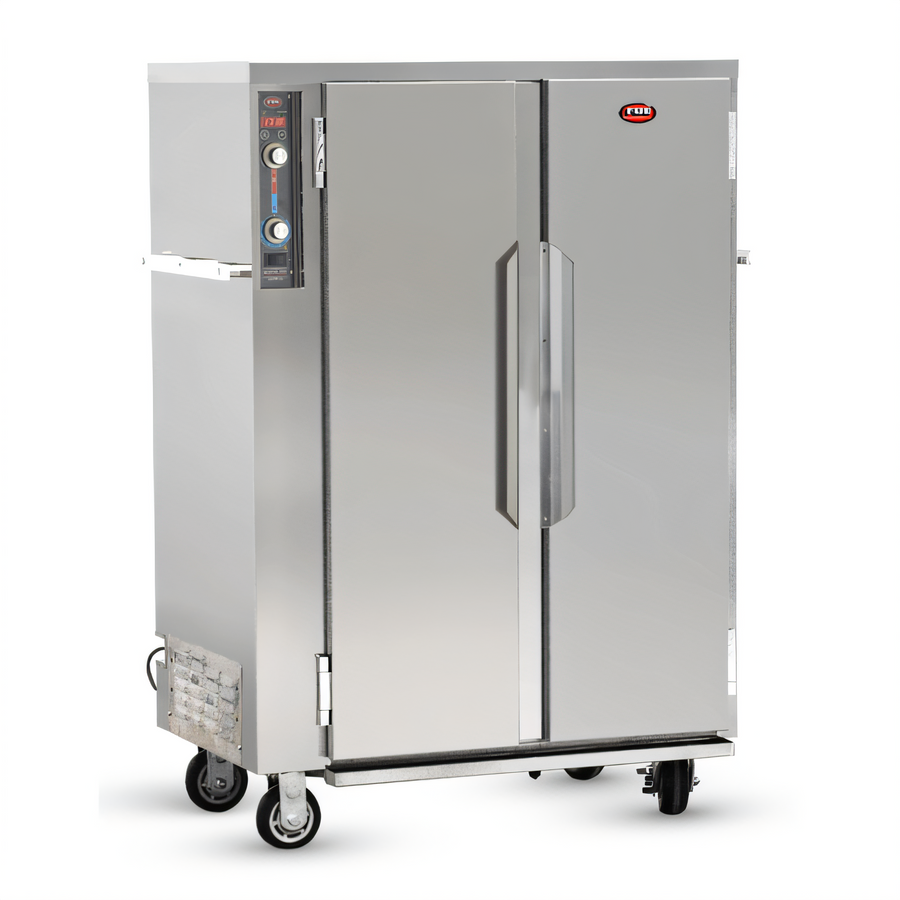 Product image #1 for FWE MT-1220-20 Mobile Moisture Holding Cabinet, 20 Pan Capacity, 2-Door, Stainless Steel
