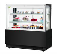 Turbo Air 59-Inch Full-Service Refrigerated Bakery Display Case with Straight Glass Front