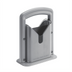 Thumbnail image #1 for Winco Manual Bagel Slicer with Non-Stick Serrated Blade and Clear Guard