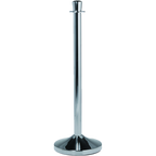 Thumbnail image #1 for American Metalcraft Securit RSCLC Portable Stainless Steel Barrier Post and Base System, 40-Inch, 15-Inch Base, Hook/Snap Top