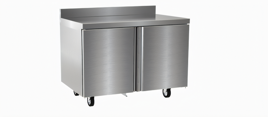 Product image #1 for Delfield ST4548NP Two-Section 48-Inch Worktop Freezer with 2 Doors and 4-Inch Backsplash