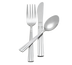 Thumbnail image #1 for Admiral Craft Equipment Corp. VEN-SF/B Venetian Salad Fork Case of 25
