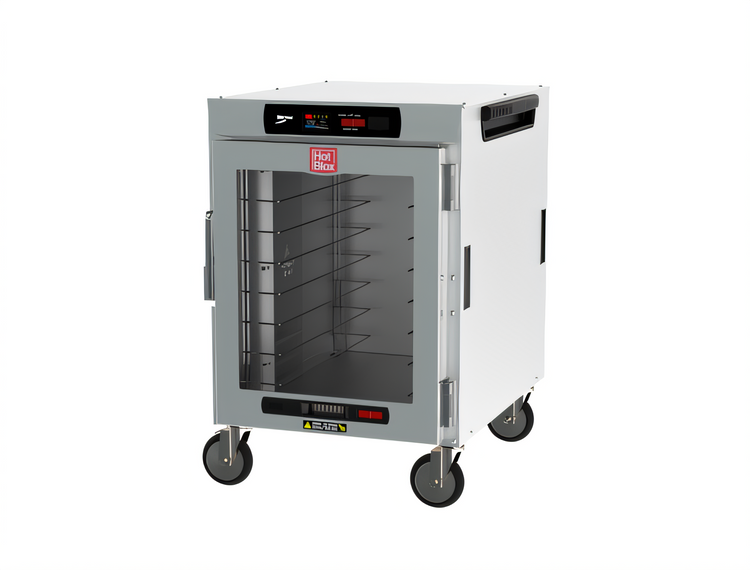 Product image #1 for Metro HotBlox™ Wide 8-Pan Insulated Heated Holding Cabinet, Half-Height Mobile, Digital Touchscreen, Clear Door