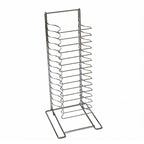 Thumbnail image #1 for American Metalcraft 19029 Countertop Chrome-Plated Steel Pizza Pan Rack, 15 Shelves, Fits 10- to 17-Inch Pans Case of 2