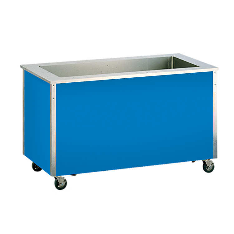 Product image #1 for Vollrath 4-Series Signature Server Open-Well Bain Marie Hot Food Station with Enclosed Base, 3-Pan, 46 x 28 x 27 Inch, Mobile