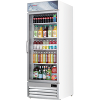 Everest Refrigeration EMGR24U One-Section Reach-In Glass Door Merchandiser Refrigerator, 23 Cu. Ft.