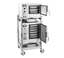 Thumbnail image #1 for AccuTemp Steam'N'Hold Two-Compartment Electric Boilerless Convection Steamer with Stand and Casters
