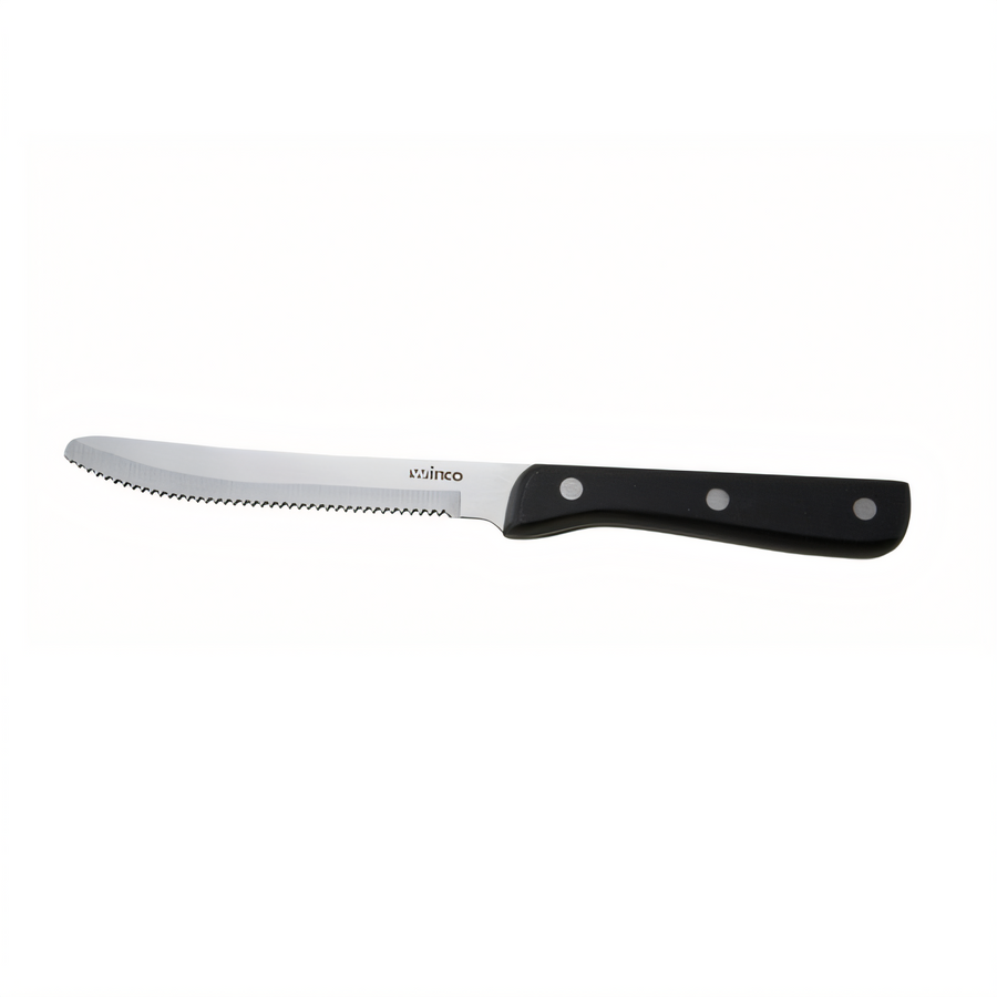 Product image #1 for Winco Jumbo Steak Knife with 5-Inch Stainless Steel Blade and Solid POM Handle