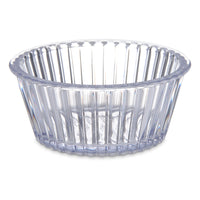 Carlisle 4-1/2 oz Clear SAN Fluted Ramekin