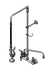 Thumbnail image #1 for EasyInstall Wall-Mount Pre-Rinse Unit with Add-On Faucet and 14-Inch Swing Nozzle