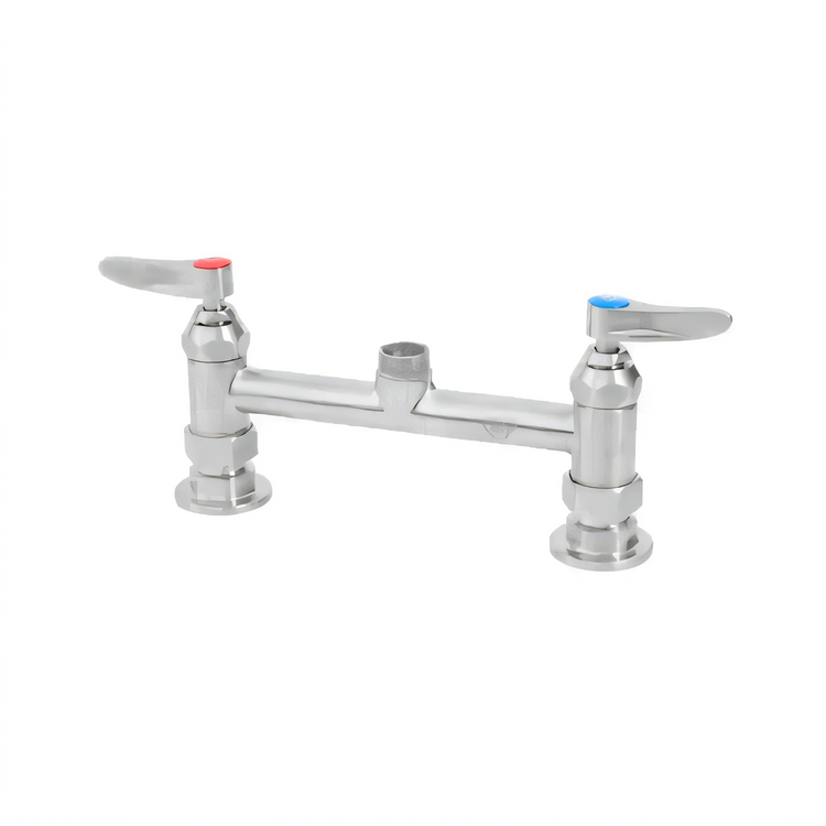 Product image #2 for EverSteel 8-Inch Center Stainless Steel Deck Mount Manual Mixing Faucet with Swivel Outlet, Less Nozzle