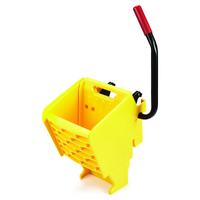 Rubbermaid Commercial WaveBrake Side-Press Mop Wringer, 12 to 32 oz Capacity, Yellow Molded Plastic