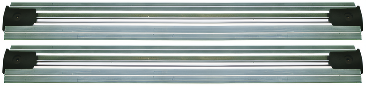 Product image #1 for Single Unit Floor Track Assembly Kit with 2 7-Foot V-Groove Aluminum Tracks