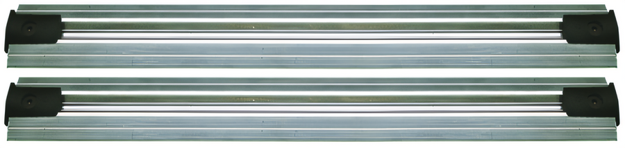 Product image #1 for Single Unit Floor Track Assembly Kit with 2 7-Foot V-Groove Aluminum Tracks