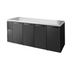 Thumbnail image #1 for True Premier Bar 92-Inch Four-Section Refrigerated Back Bar Cooler, Left-Side Self-Contained Refrigeration