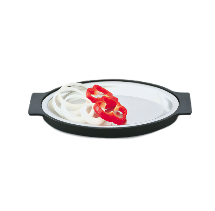 Product image #1 for Vollrath Oval Stainless Steel Steak Platter with Underliner
